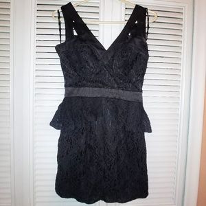 XOXO Black Cocktail Dress Size 3/4 Lace